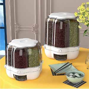 XIYAO 40lb Rice and Grain Storage Container